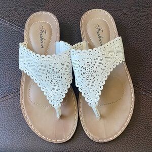 Cream Women's Sandals